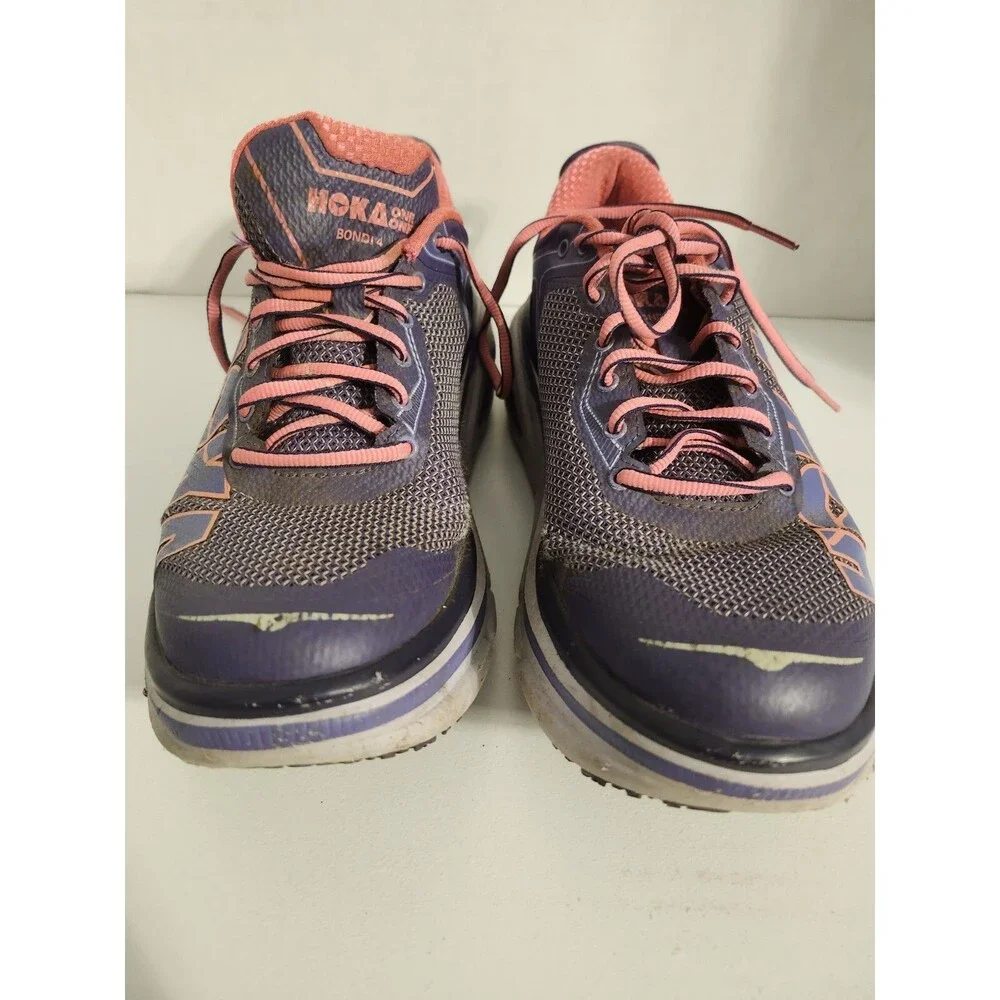 Women's Size 9- Hoka One One Bondi 4 Purple 1012620 MPNP Running Sneakers Shoes